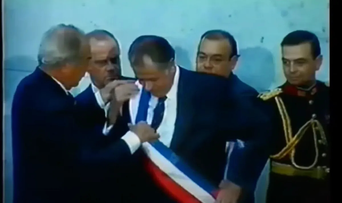 Инаугурация Патрисио Эйлвина. Фото: скрин <a href="https://www.youtube.com/watch?v=tD9x1F5-v8A">видео</a>