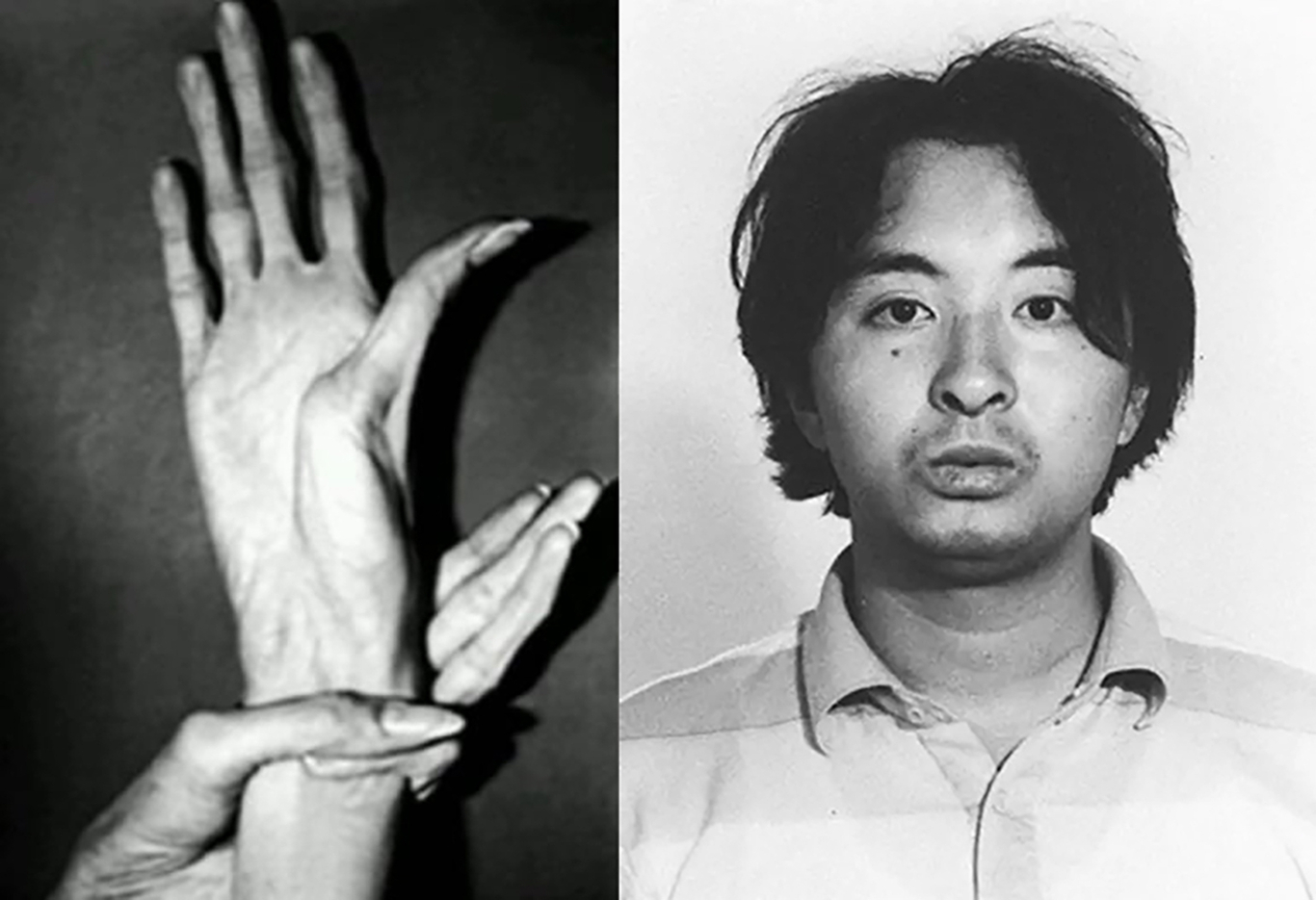 Цутому Миядзаки и его руки. Фото: murderpedia.org