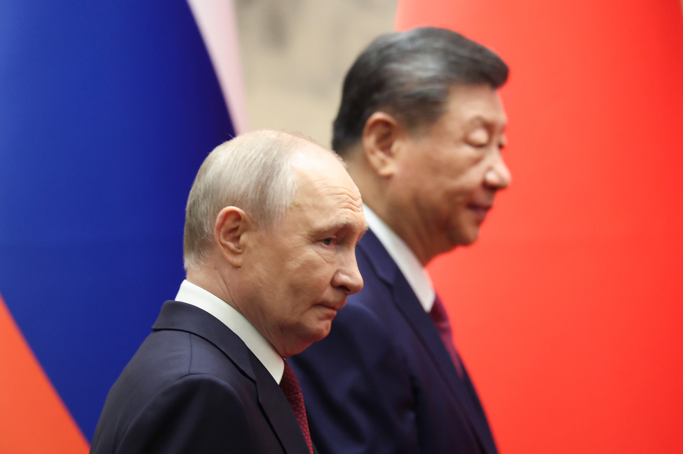 Владимир Путин и председатель КНР Си Цзиньпин. Пекин, Китай. 20 мая 2026 года. Фото: Максим Шеметов / EPA