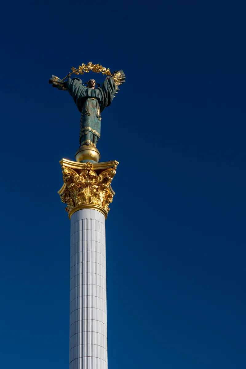 Ukraine's Independence Monument. Kyiv, 24 August 2022. Photo: Jens Alstrup, exclusively for <em>Novaya Gazeta. Europe</em>