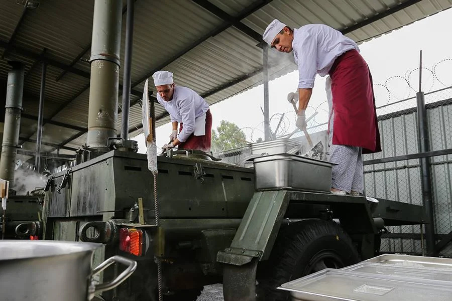 A mobile kitchen. Source: sdelanounas.ru