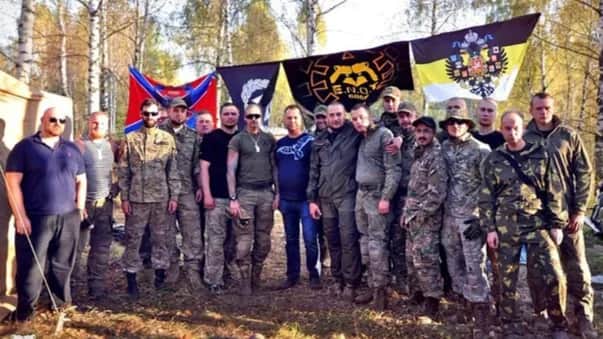 E.N.O.T. CORP and theRusich unit during military training. Photo: enotcorp.org