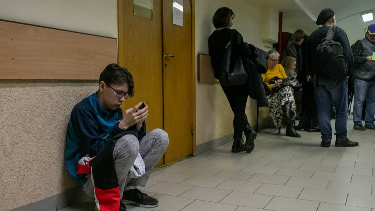 Dmitry Kuzmin in the courthouse. Photo: Dmitry Tsyganov