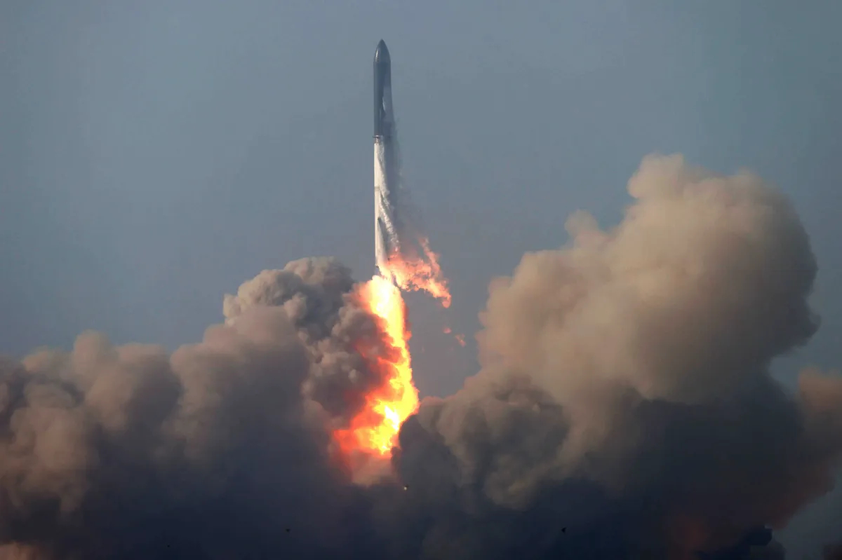 Запуск Super Heavy, 20 апреля 2023 года. Фото: Reuters