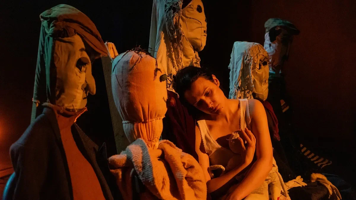 A scene from A Counting Rhyme, a play by Berkovich. Photo: SOSO Daughters