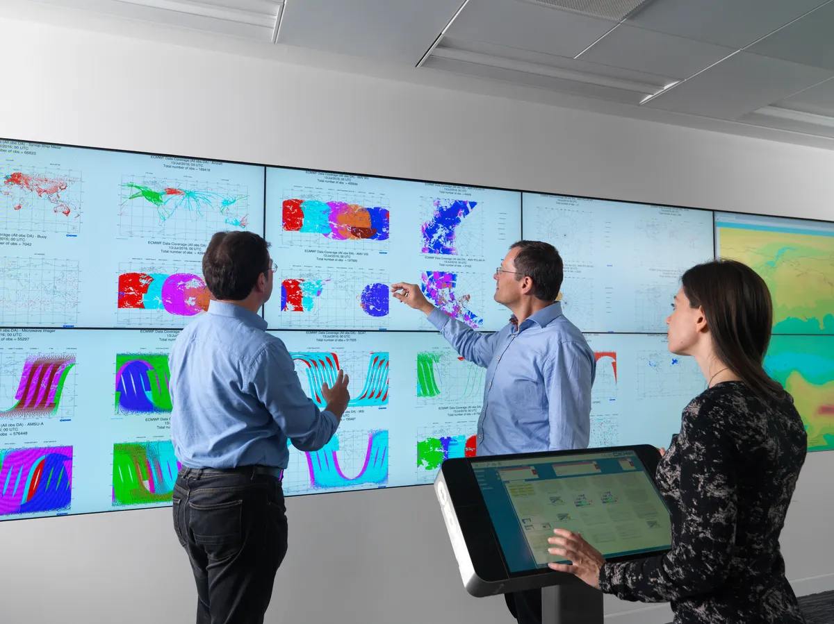 Комната метеорологических наблюдений ECMWF / Copernicus Climate Change Service