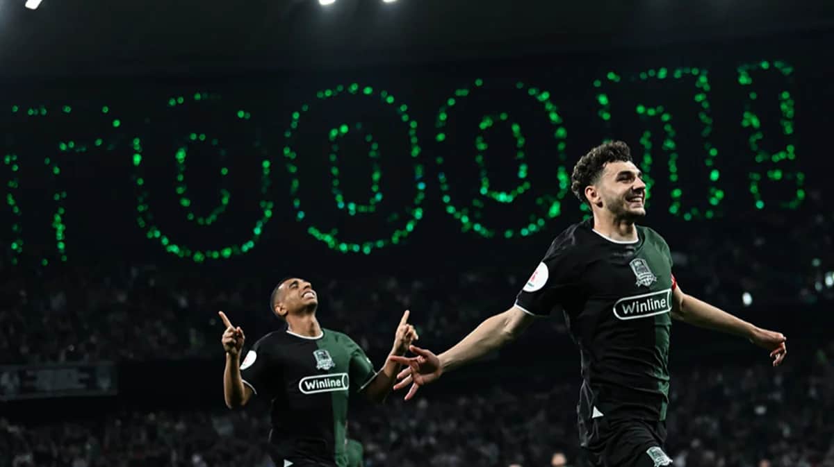 Во время матча «Краснодар» — «Рубин», 3 мая 2025 года. Фото: fckrasnodar.ru