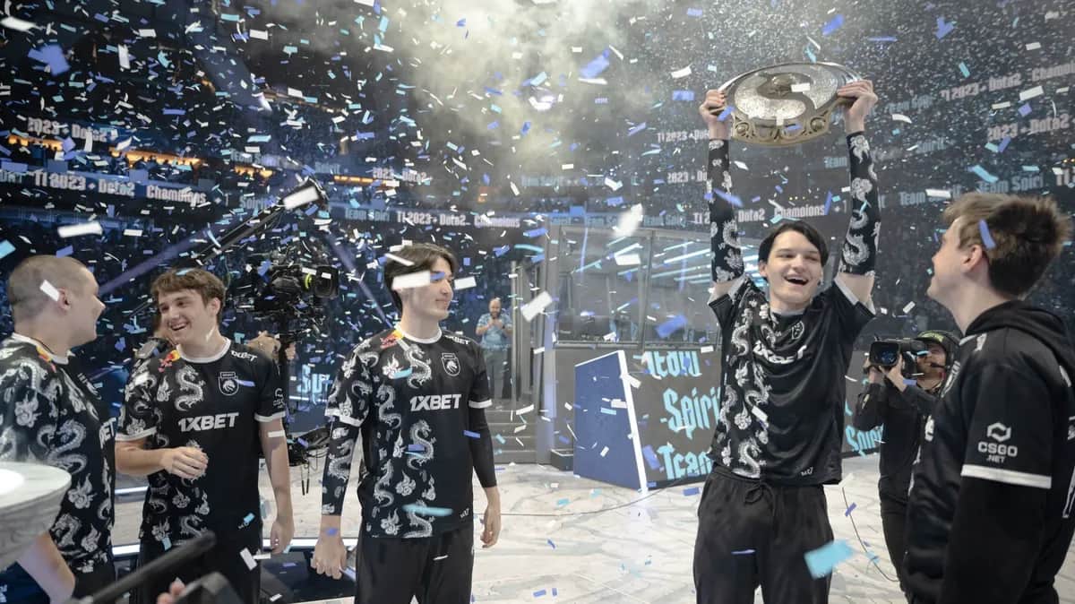 Team Spirit победила на The International 2023. Фото: cybersport.ru