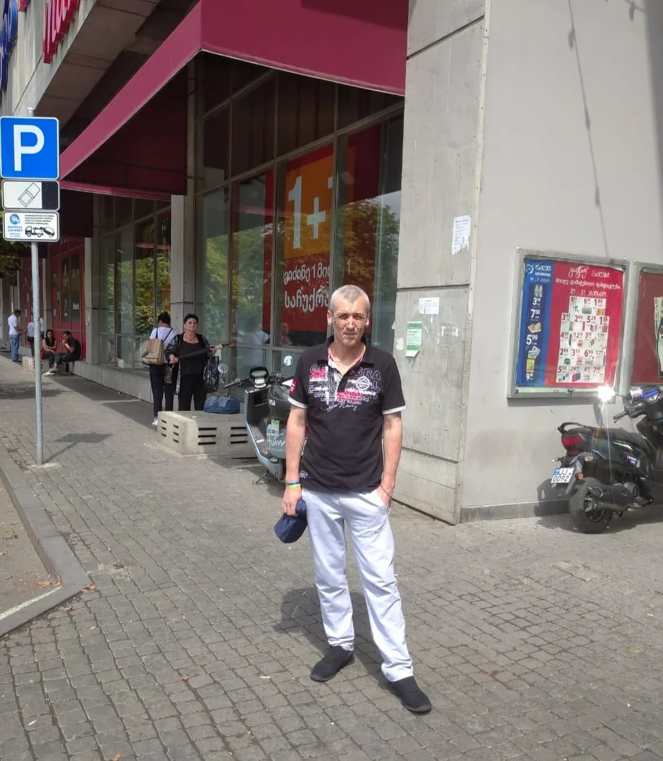 Oleksii Zarubin in Tbilisi. Photo from his own collection