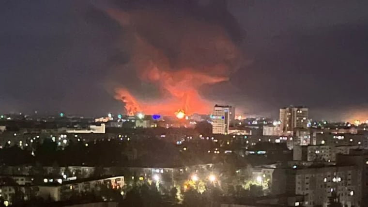 Drone assault on Russia
