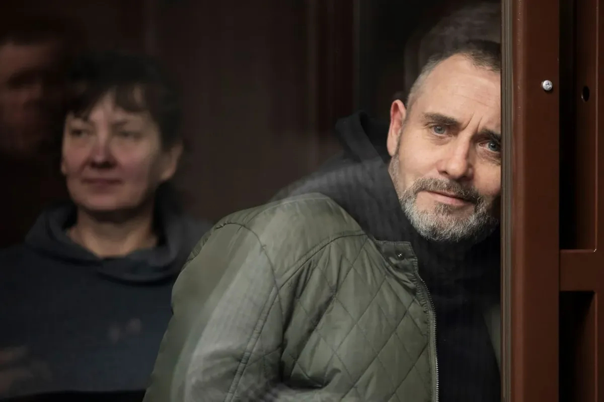 Александр Ищенко в зале суда. Фото: Александра Астахова / Медиазона