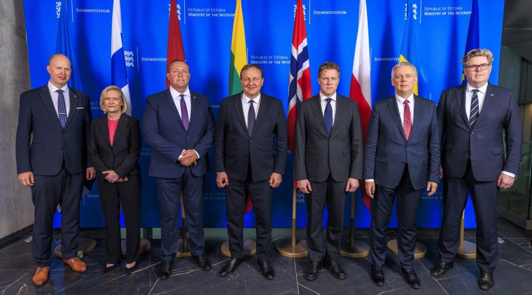 Nordic and Baltic interior ministers meet in Tallinn, Estonia, 19 June 2025. Photo: Estonian Interior Ministry