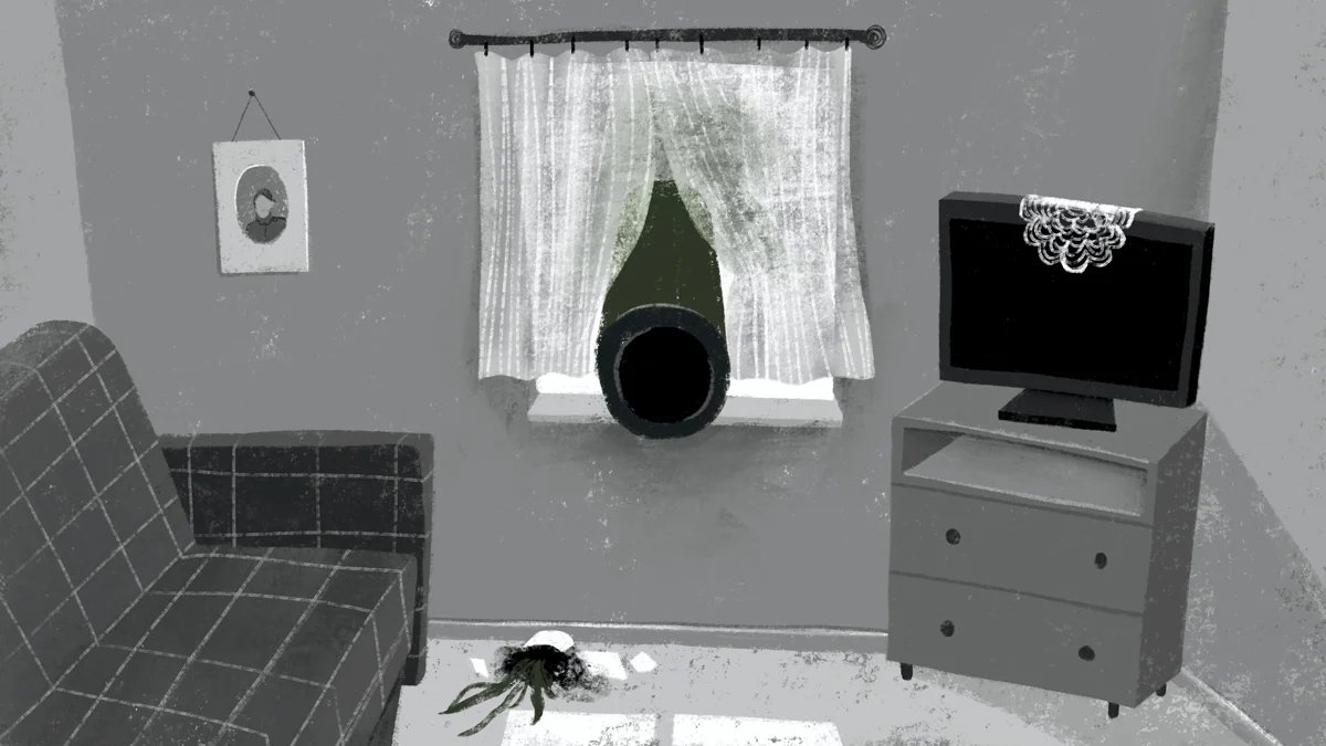 Illustration by Nastya Pokotinska / Novaya Gazeta Europe