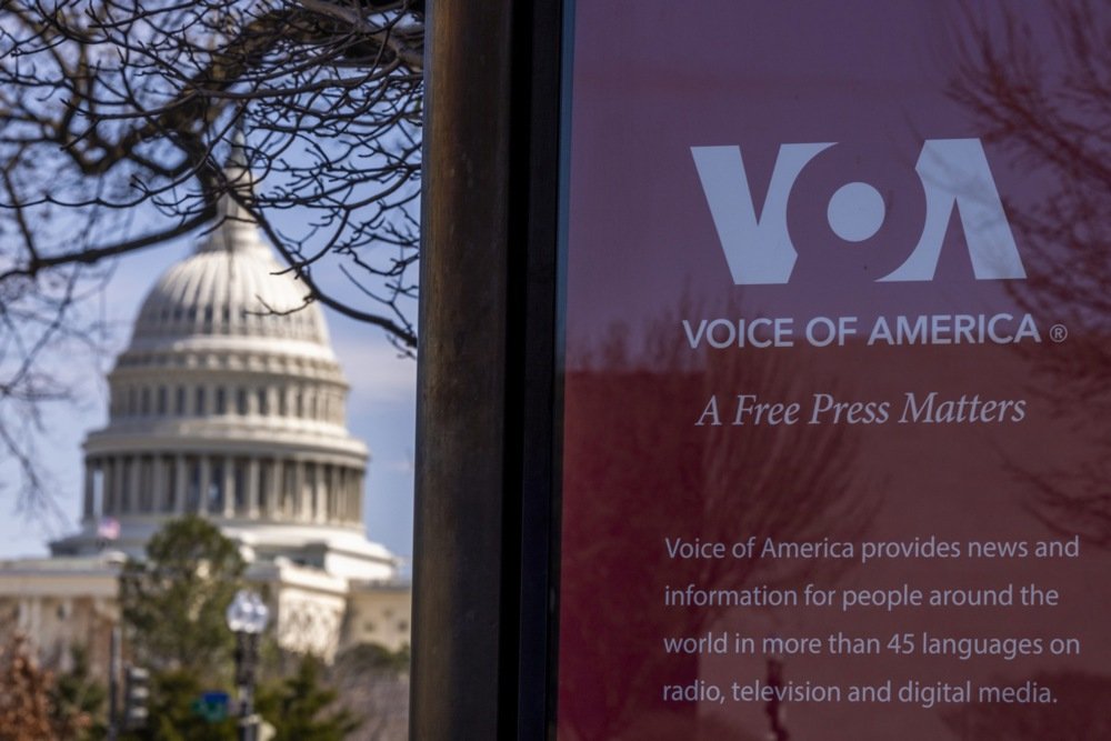 VOA headquarters in Washington, 17 March 2025. Photo: EPA-EFE/SHAWN THEW
