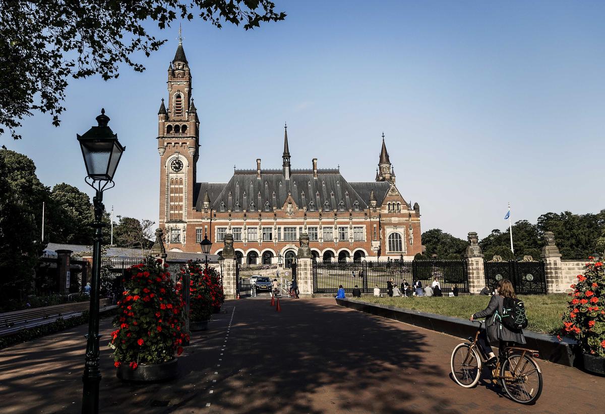 The International Court of Justice, The Hague, the Netherlands, 6 June 2023. Photo: EPA-EFE/REMKO DE WAAL