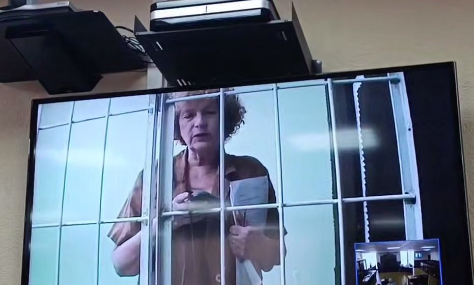 Bontsler attends her court hearing on Thursday via video link. Photo: SOTAvision