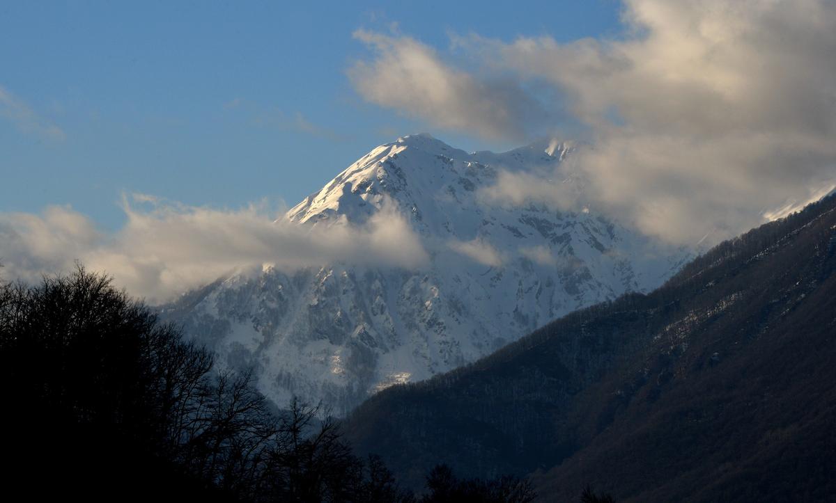 The Aigba Ridge in southern Russia's Krasnodar region, 4 February 2014. Photo: EPA/JUSTIN LANE