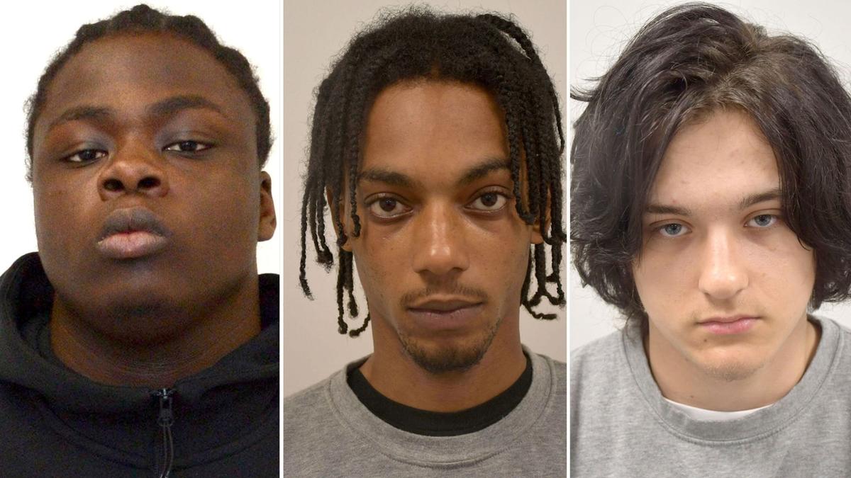Nii Mensah, Jakeem Rose, and Ugnius Asmena. Photo: Metropolitan Police