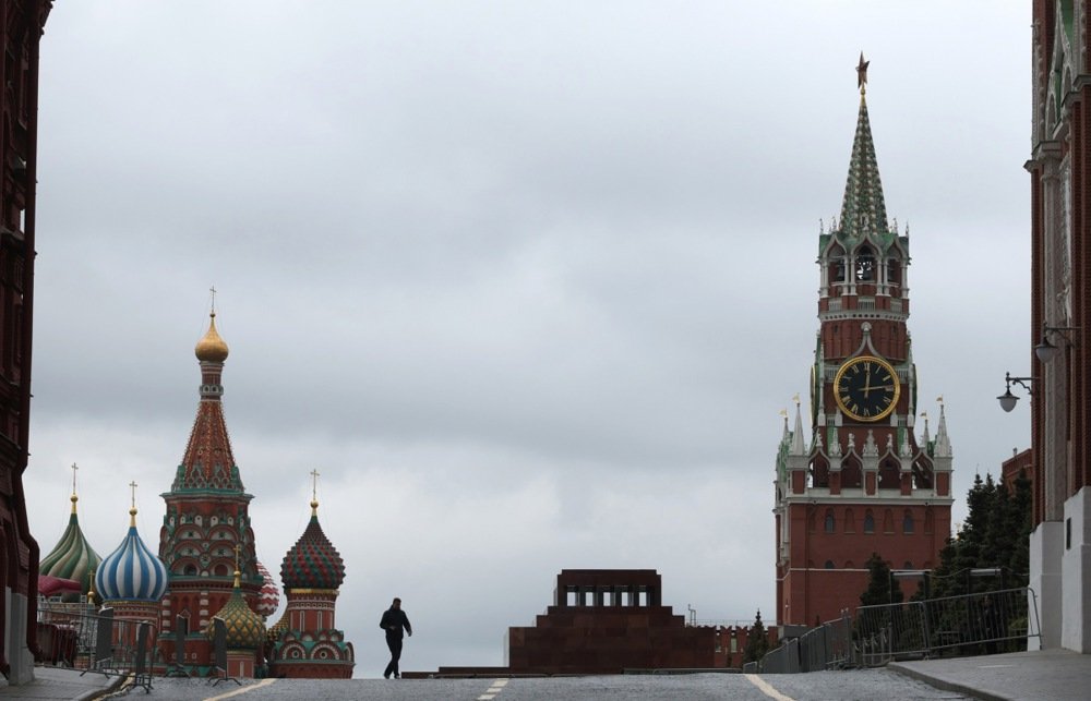 A view of the Moscow Kremlin, 19 May 2025. Photo: EPA/MAXIM SHIPENKOV
