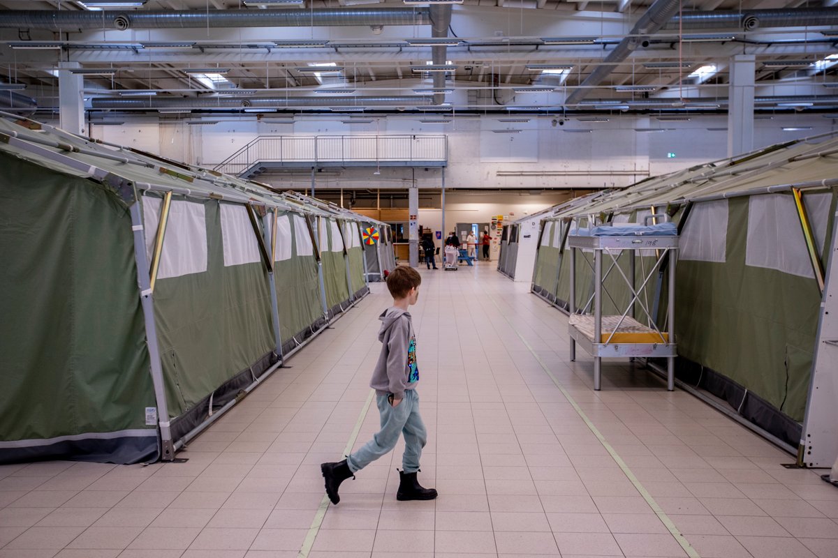 Центр приёма беженцев в Роде, Норвегия, 30 марта 2022 года. Фото: Javad Parsa / NTB / Scanpix / LETA