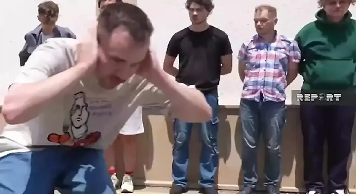 A raid on Russians in Azerbaijan. Photo: Report