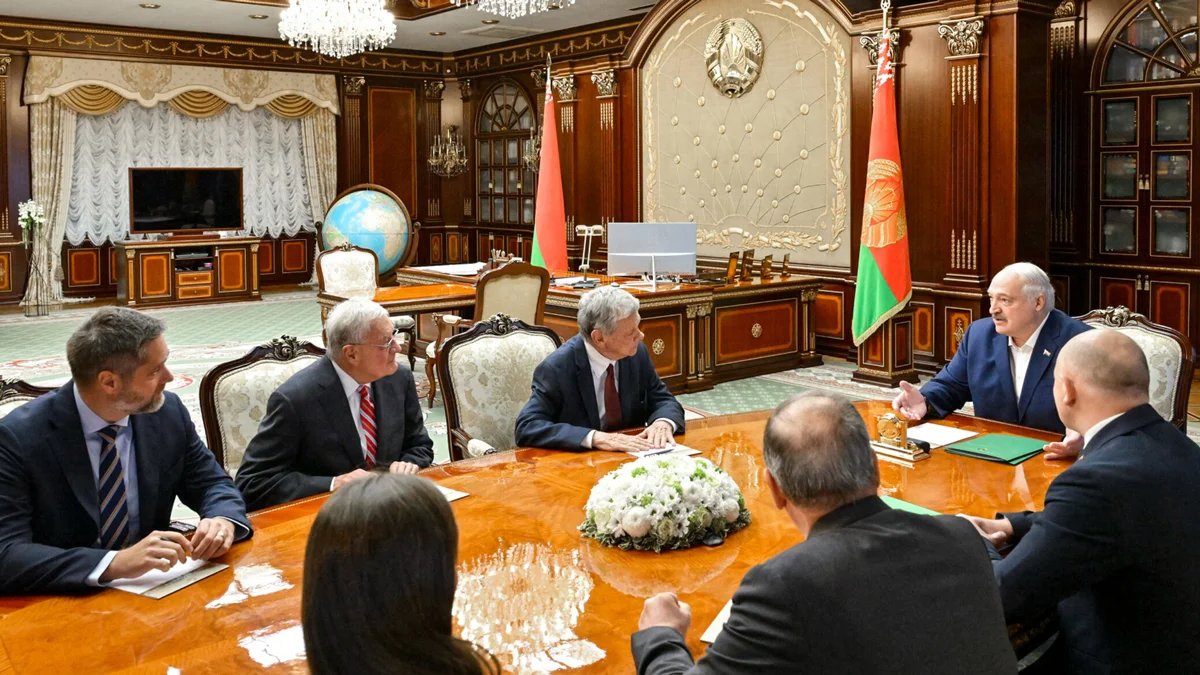 Alexander Lukashenko meets US Special Envoy Keith Kellogg, Minsk, Belarus, 21 June 2025. Photo:  Lukashenko press service