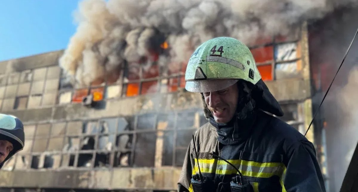 The aftermath of an airstrike on Kyiv, 10 July 2025. Photo: Ukrainian Emergency Services