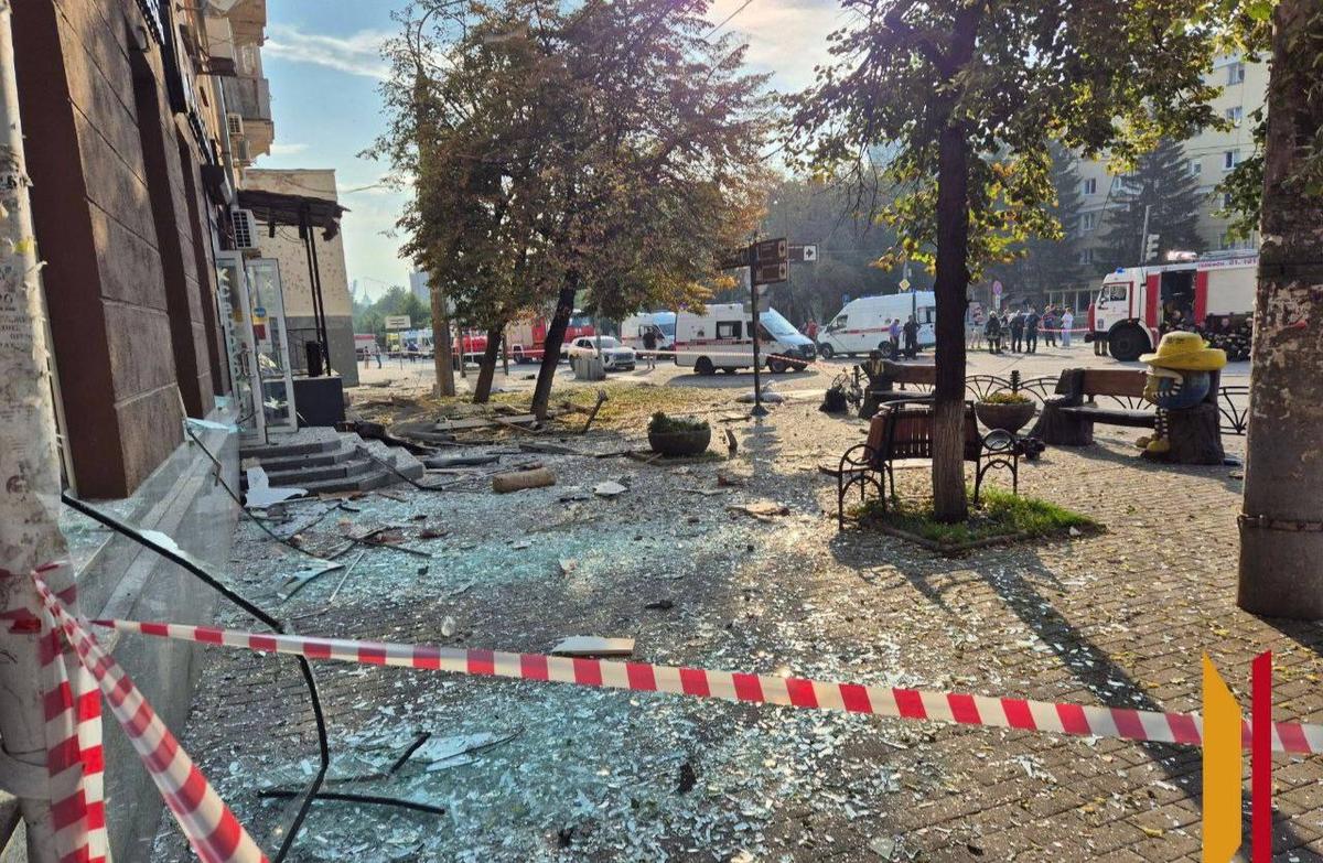 The aftermath of the attack on Voronezh on 15 July 2025. Photo: Voronezh No. 1 / Telegram