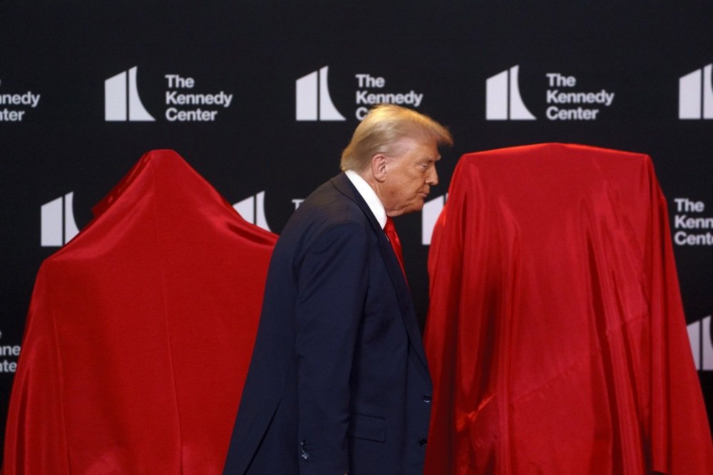US President Donald Trump arrives for an event at the John F. Kennedy Centre for the Performing Arts, in Washington DC, on 13 August 2025. Photo: EPA/WILL OLIVER / POOL POOL