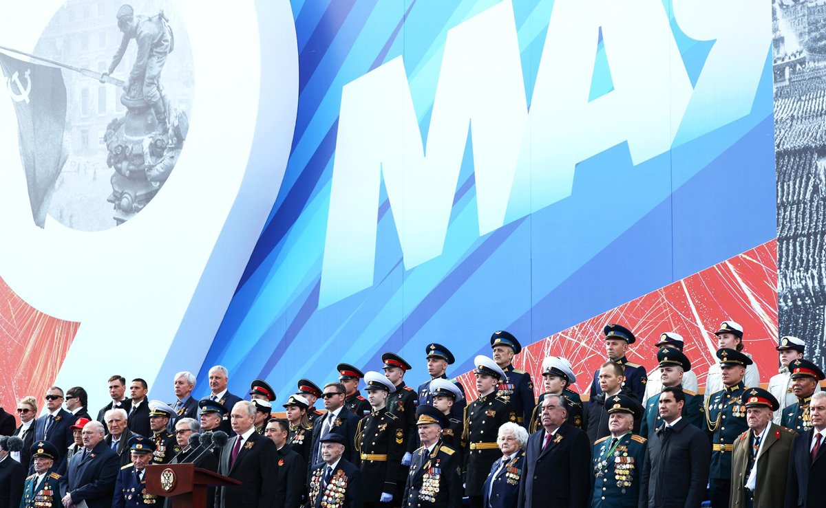 Владимир Путин во время парада Победы на Красной площади, 9 мая 2023 года. Фото:  Kremlin