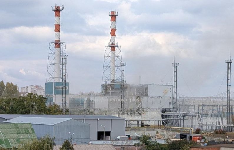 The power plant in Belgorod, Russia, following the Ukrainian missile strike, 6 October 2025. Photo: Supernova_plus