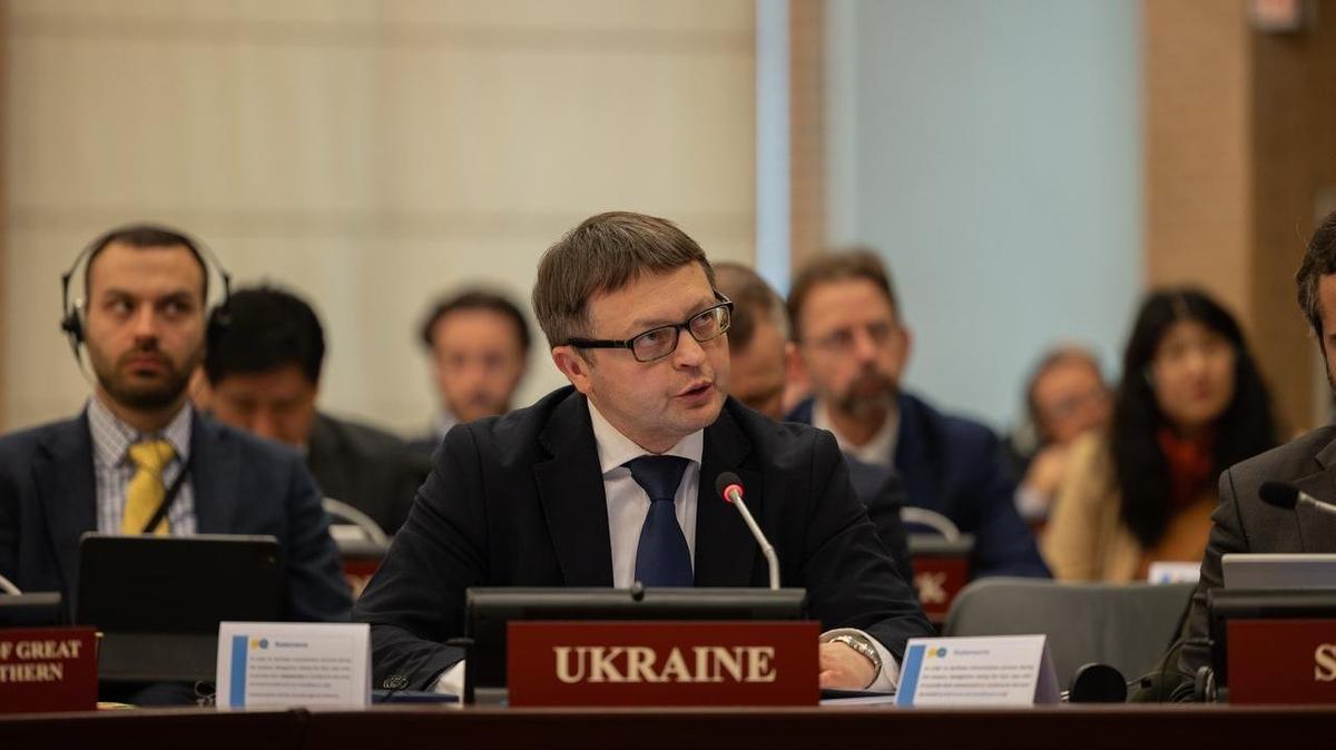Andriy Kasyanov in The Hague, 5 March 2025. Photo: Ukrainian Foreign Ministry