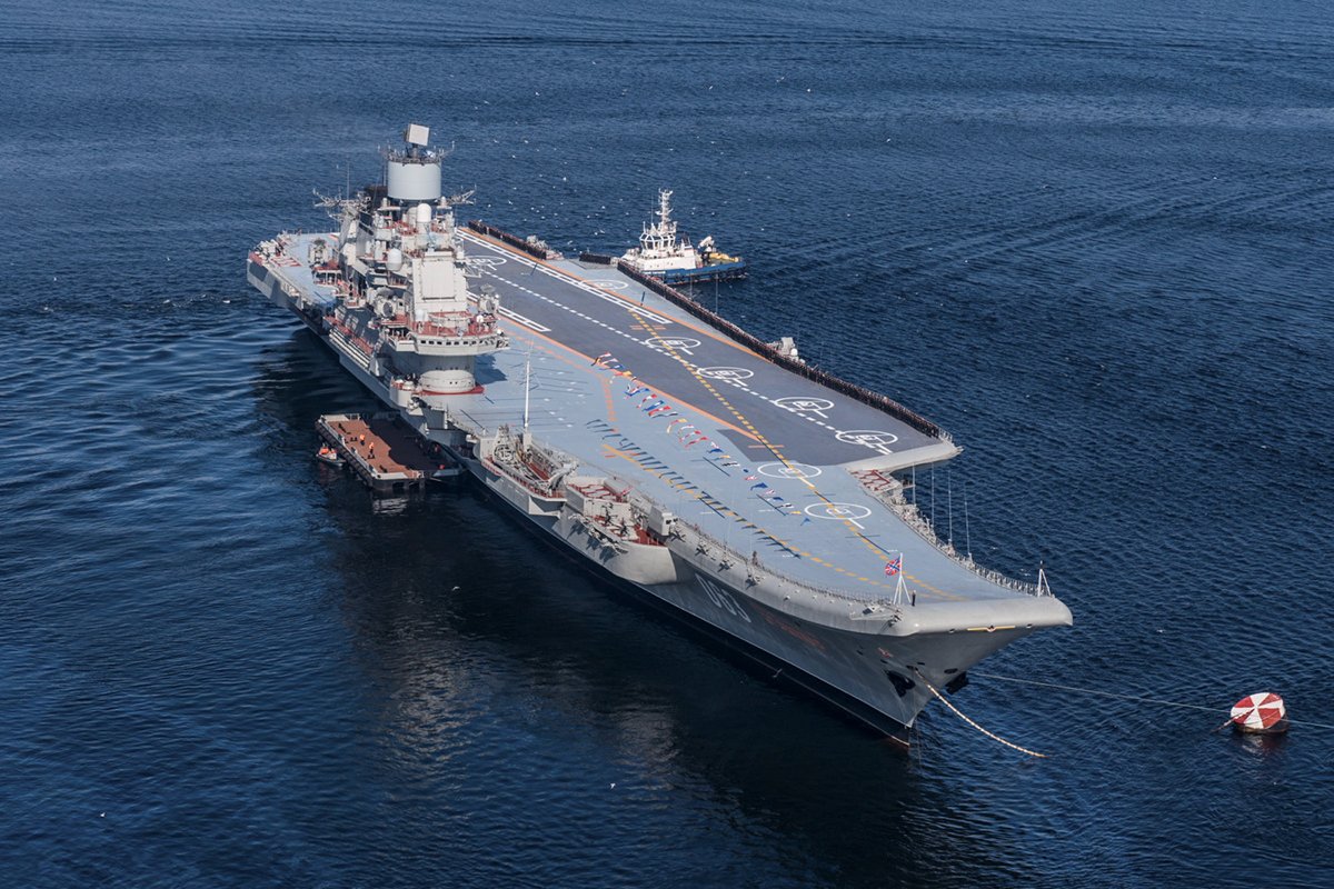 The Admiral Kuznetsov, 27 July 2017. Photo: Russian Defence Ministry