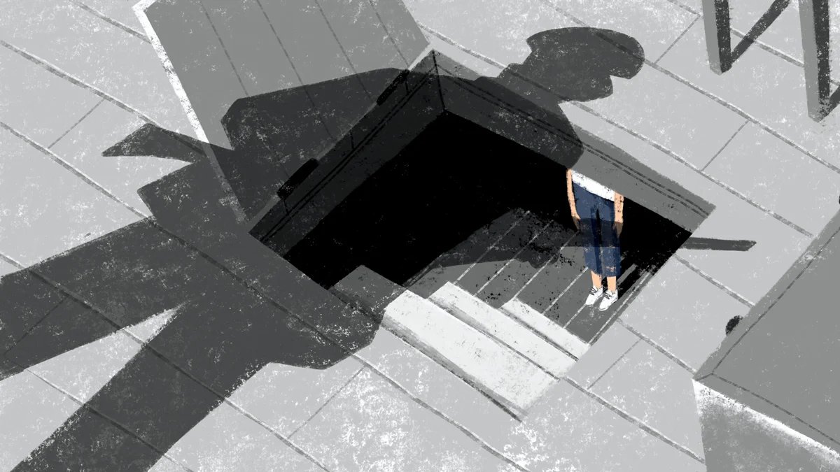 Illustration by Nastya Pokotinska / Novaya Gazeta Europe
