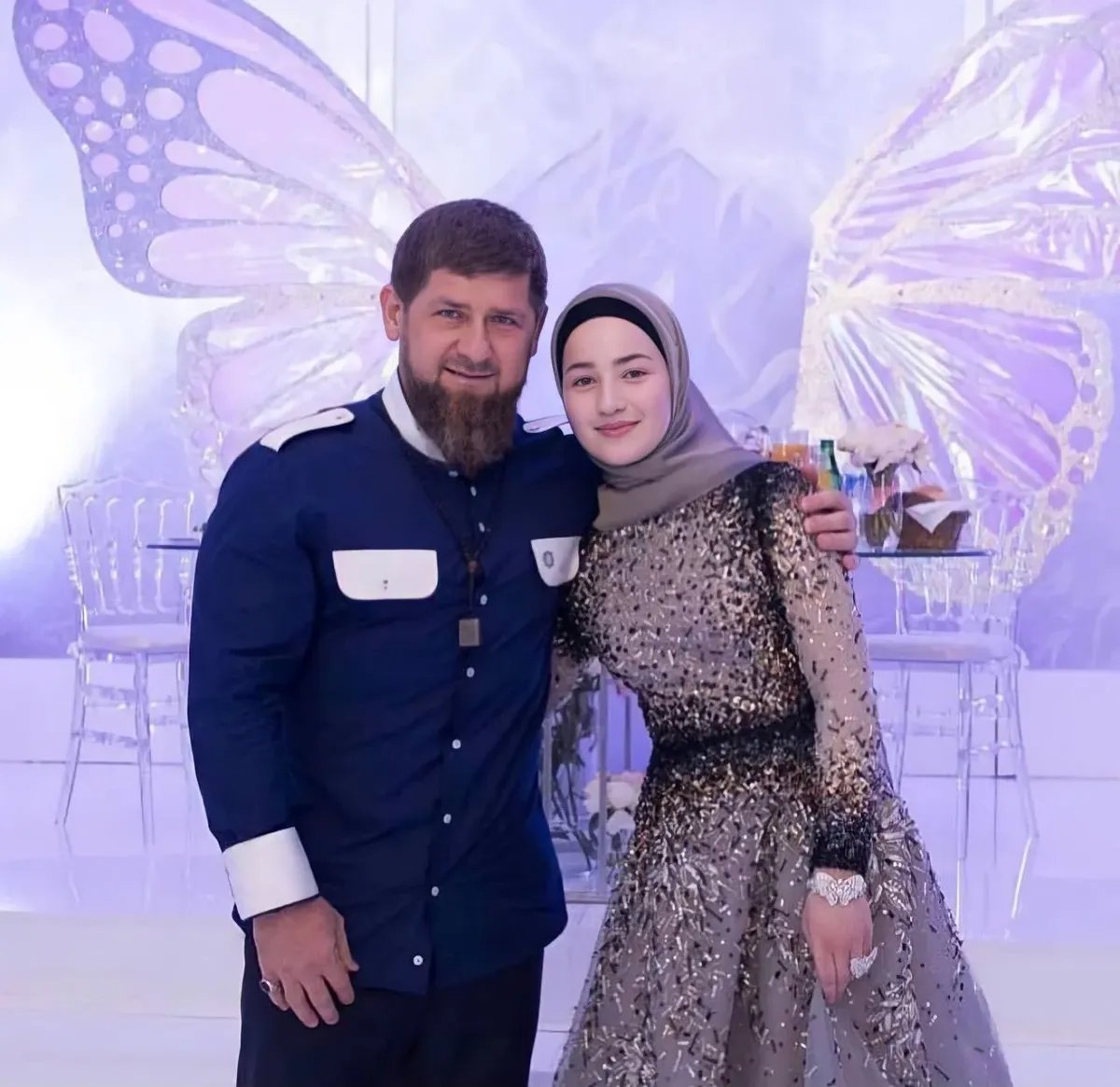 Tabarik and Ramzan Kadyrov. Photo: Adam Delimkhanov / Telegram